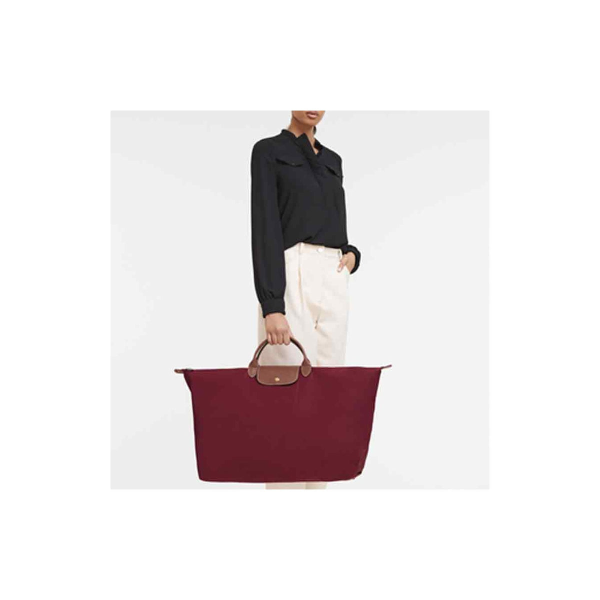 Le Pliage Original XL Travel Bag - Burgundy Red