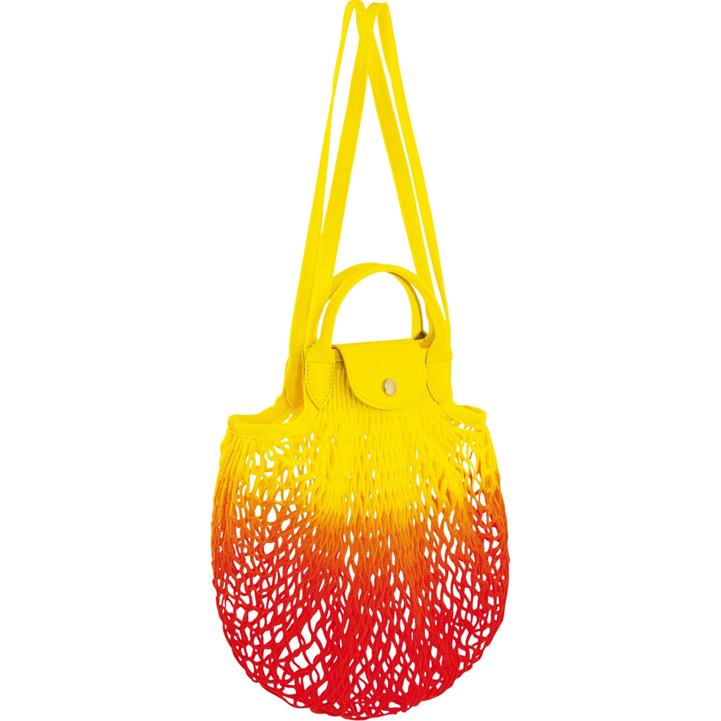 Le Pliage Filet Mesh Knit Shoulder Bag in Tie Dye