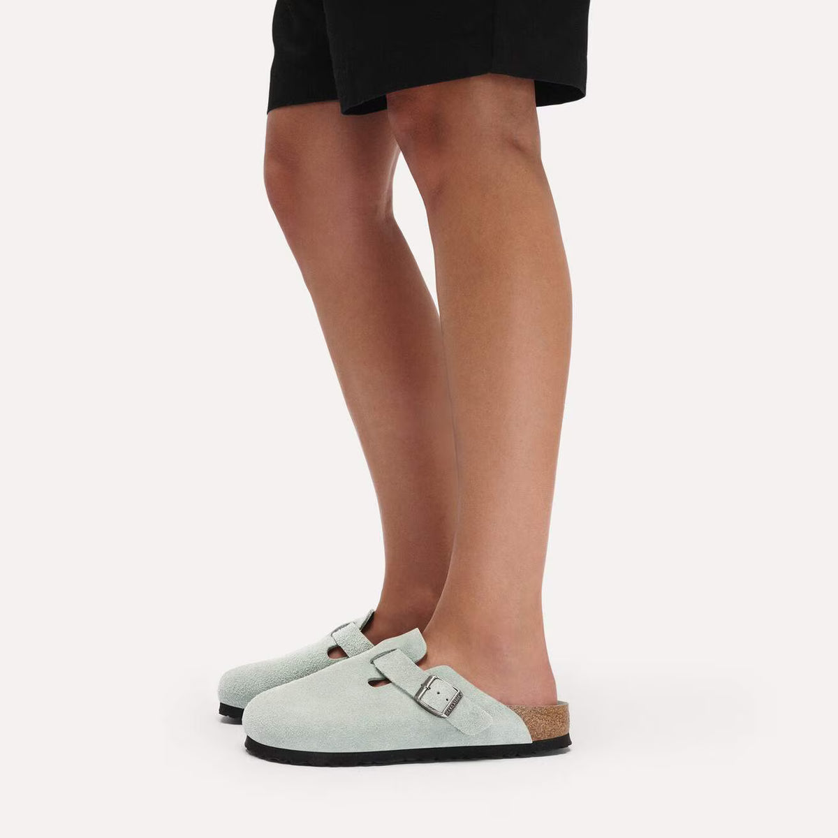 Boston Soft Footbed Clog - Pure Sage Suede