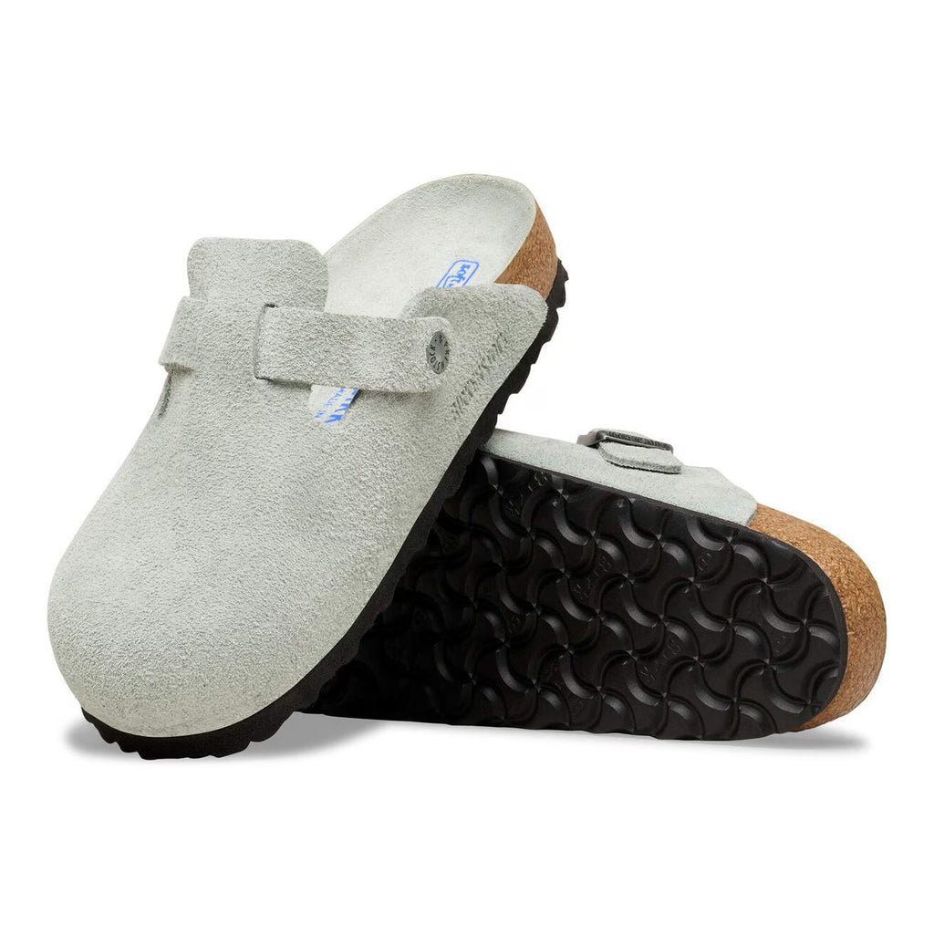 Boston Soft Footbed Clog - Pure Sage Suede