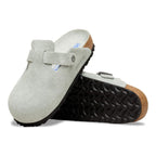 Boston Soft Footbed Clog - Pure Sage Suede