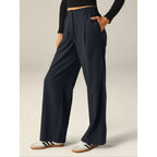 Status Wide Leg Trouser 31" - Nocturnal Navy
