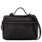 Le Pliage Xtra XS Vanity Crossbody in Black Leather