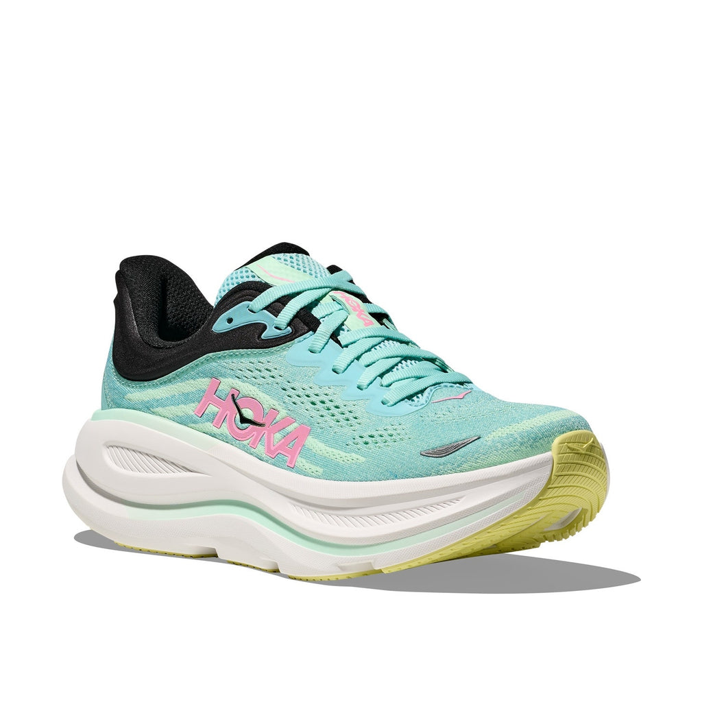 Bondi 9 Running Shoes in Blue Spark/Mint Fluorite