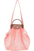 Le Pliage Filet Knit Shoulder Mesh Bag - Blush