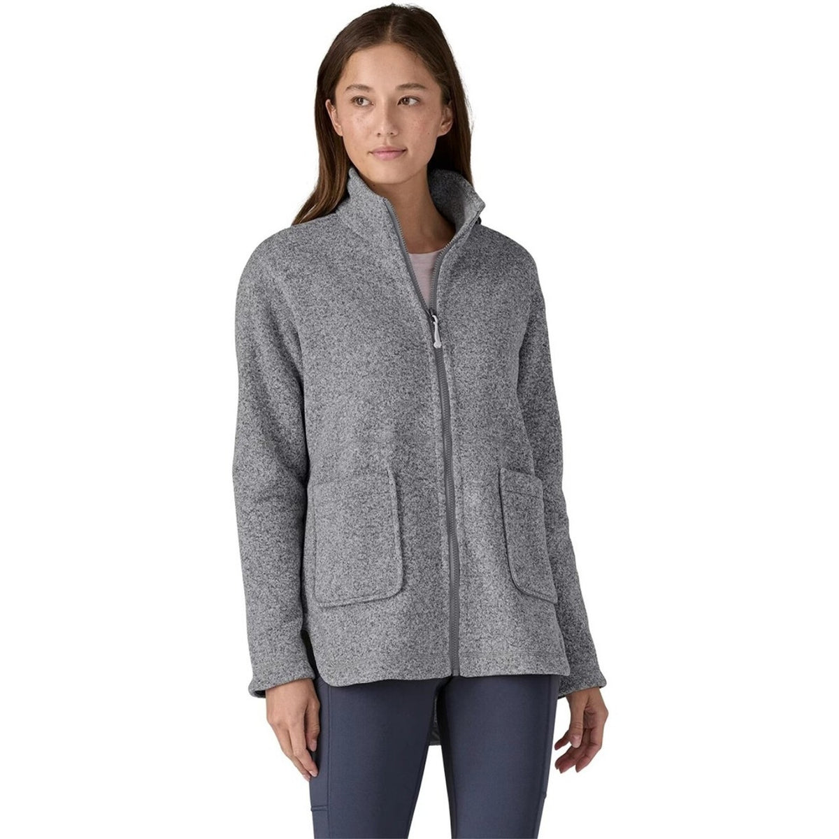 Women's Better Sweater Oversized Fleece Coat - Birch White