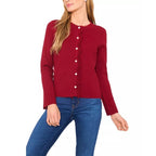 Fringe Cardigan - Mulberry
