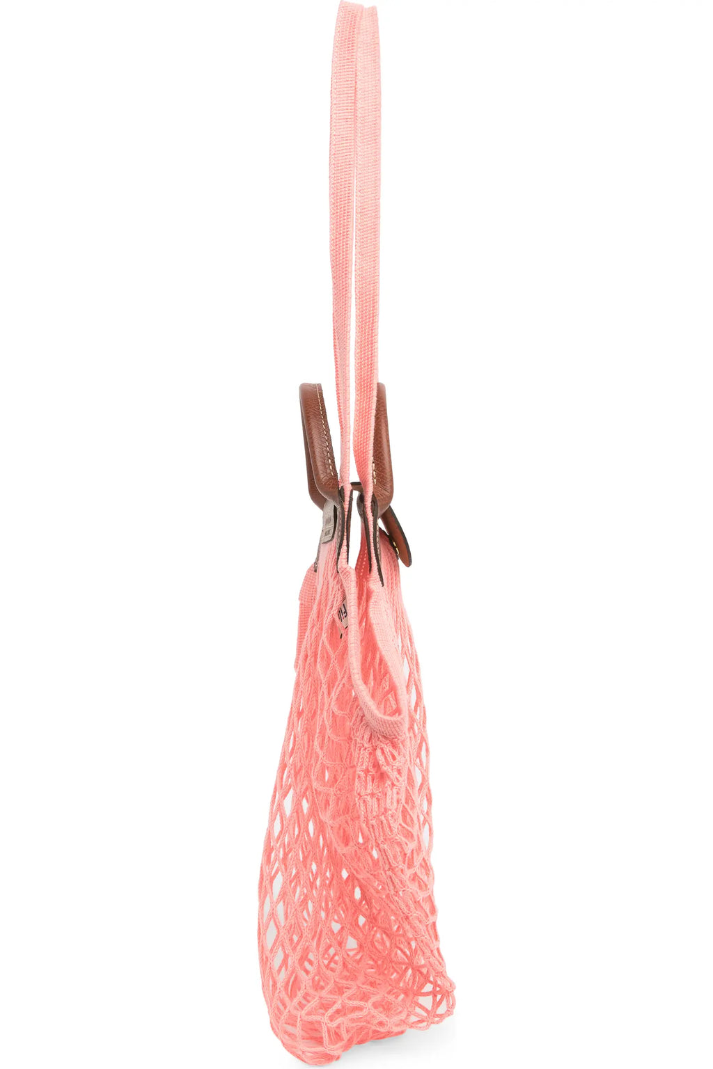 Le Pliage Filet Knit Shoulder Mesh Bag - Blush