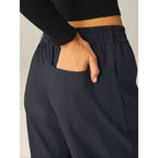 Status Wide Leg Trouser 31" - Nocturnal Navy