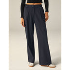 Status Wide Leg Trouser 31" - Nocturnal Navy