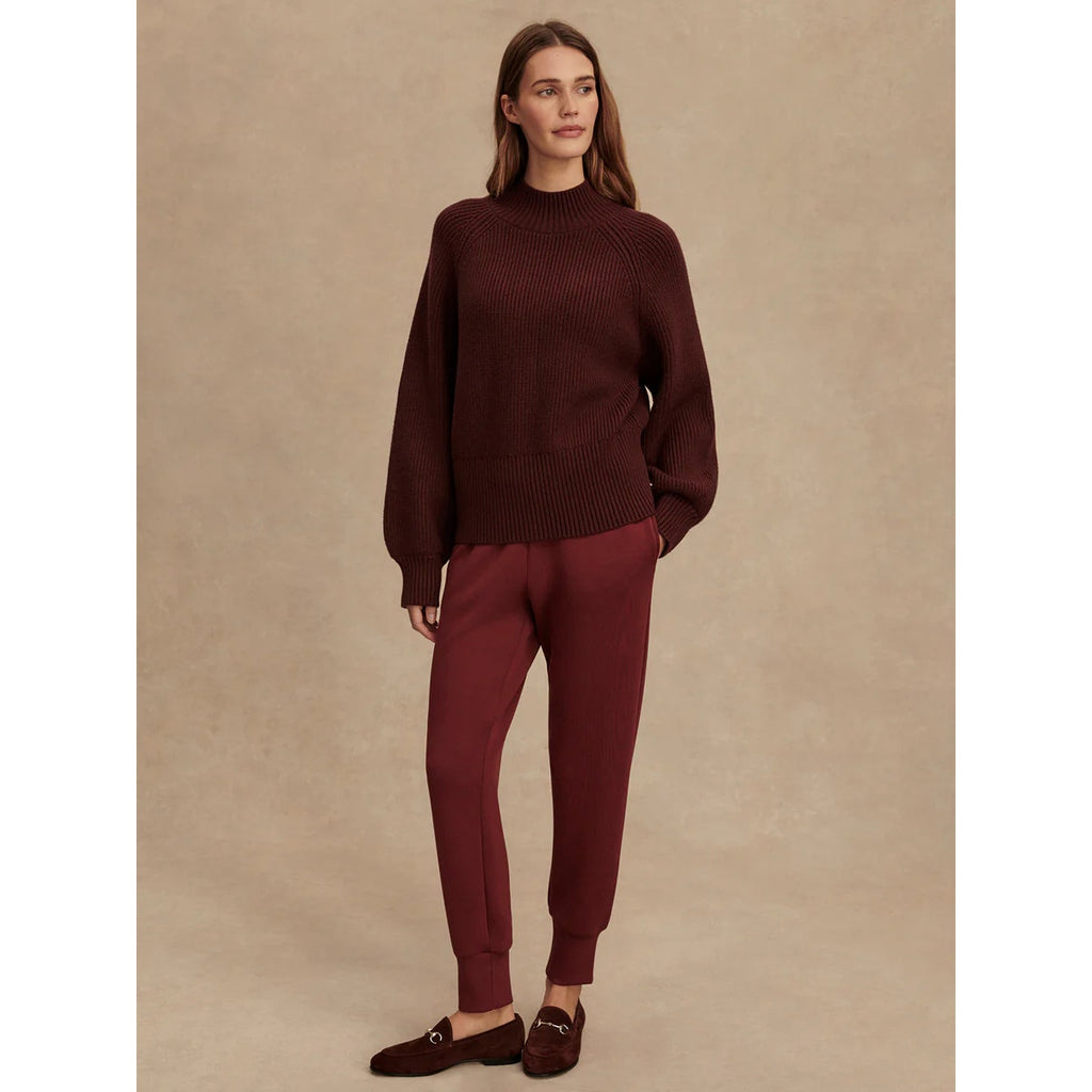 Martina High-Neck Rib Knit