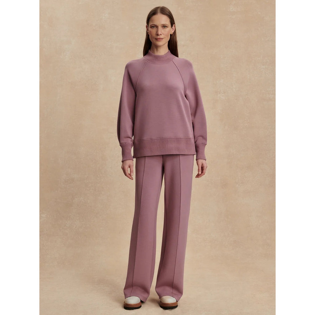 The Wide Leg Pant 28" - Wistful Mauve