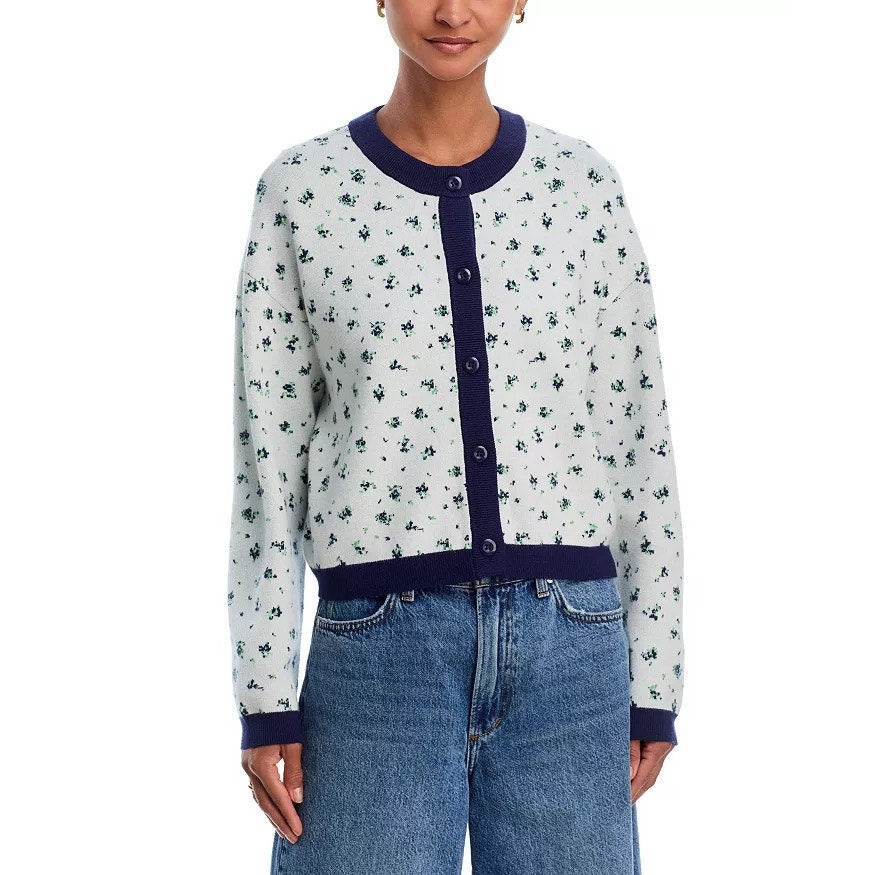 Floral Cardigan - Blue Multi