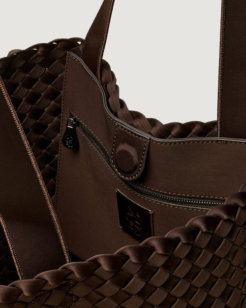 Como Shopper Tote - Chocolate