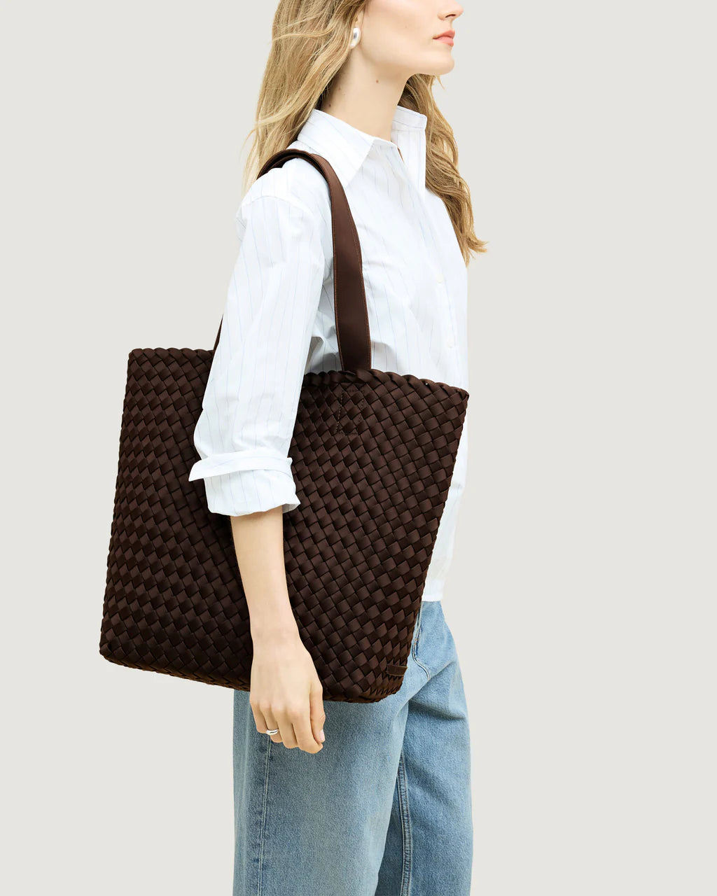 Como Shopper Tote - Chocolate