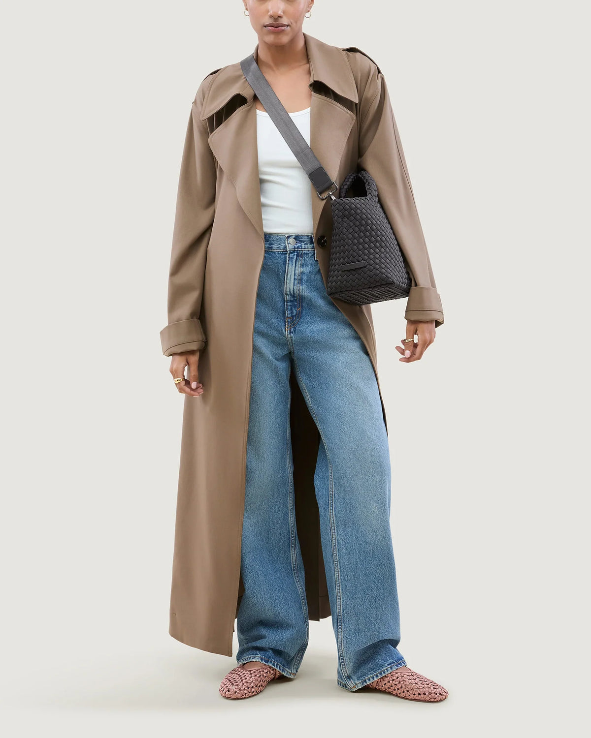 St. Barths Small Tote - Ash