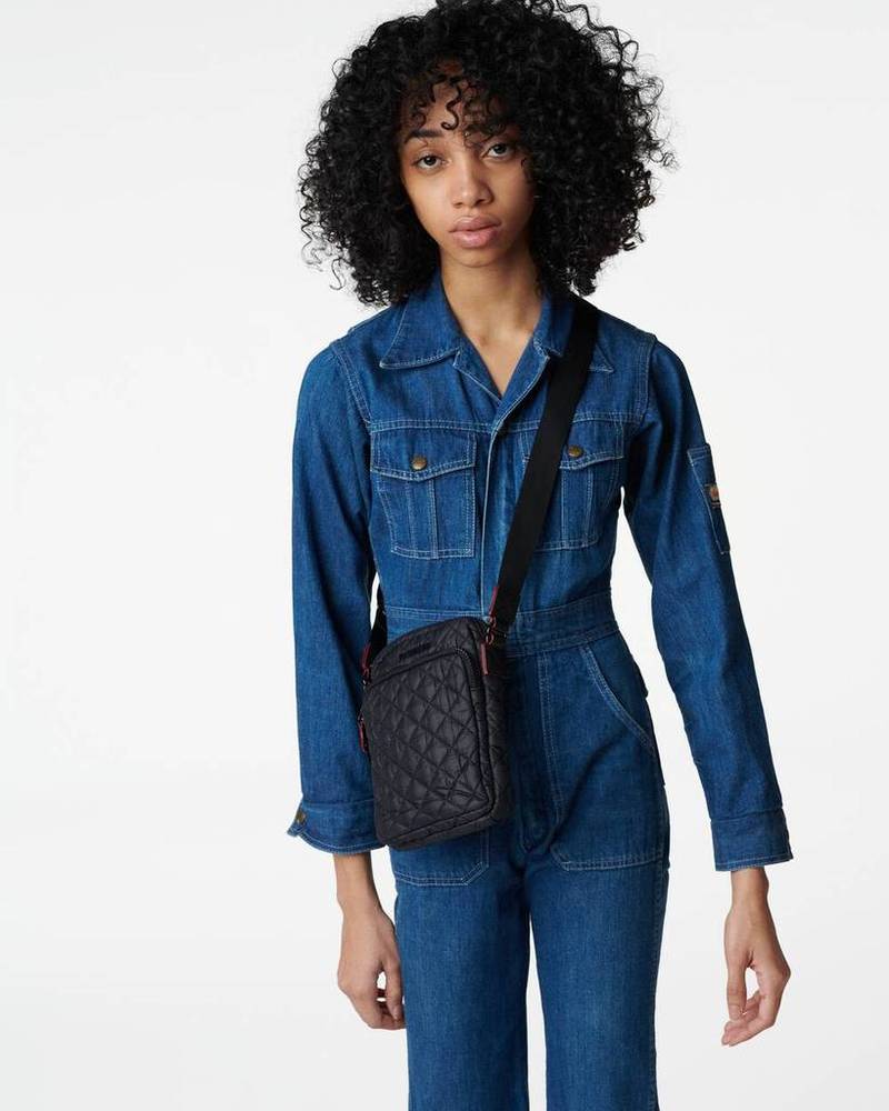 Metro Crossbody Bag - Black