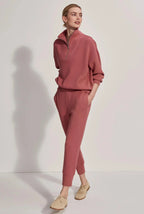 The Slim Cuff Pant 25" - Withered Rose