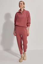 The Slim Cuff Pant 25" - Withered Rose