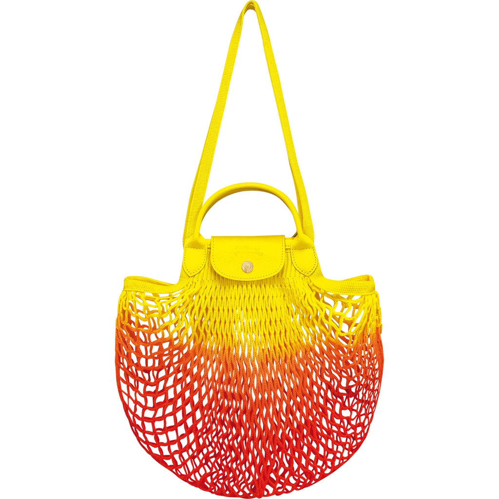 Le Pliage Filet Mesh Knit Shoulder Bag in Tie Dye
