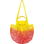 Le Pliage Filet Mesh Knit Shoulder Bag in Tie Dye