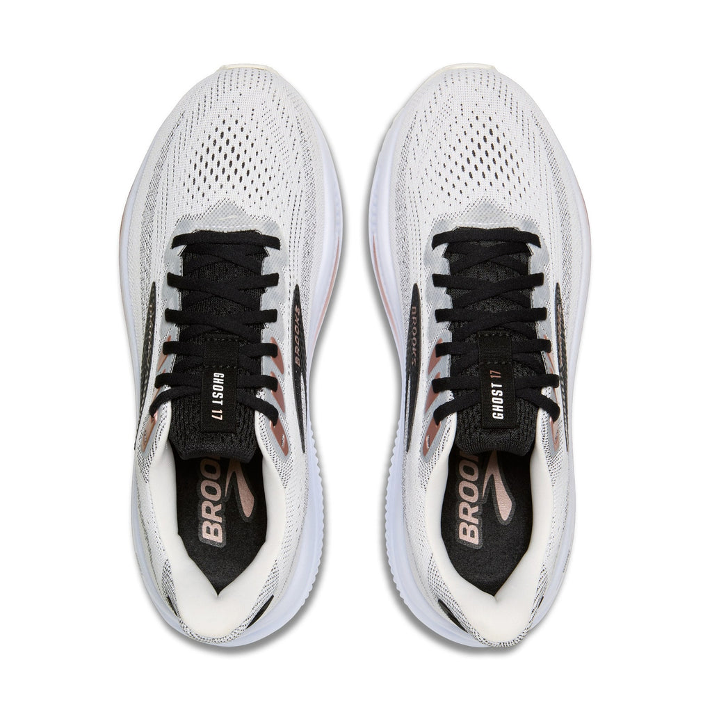 Ghost 17 Running Shoe - White/Black/Rose Gold