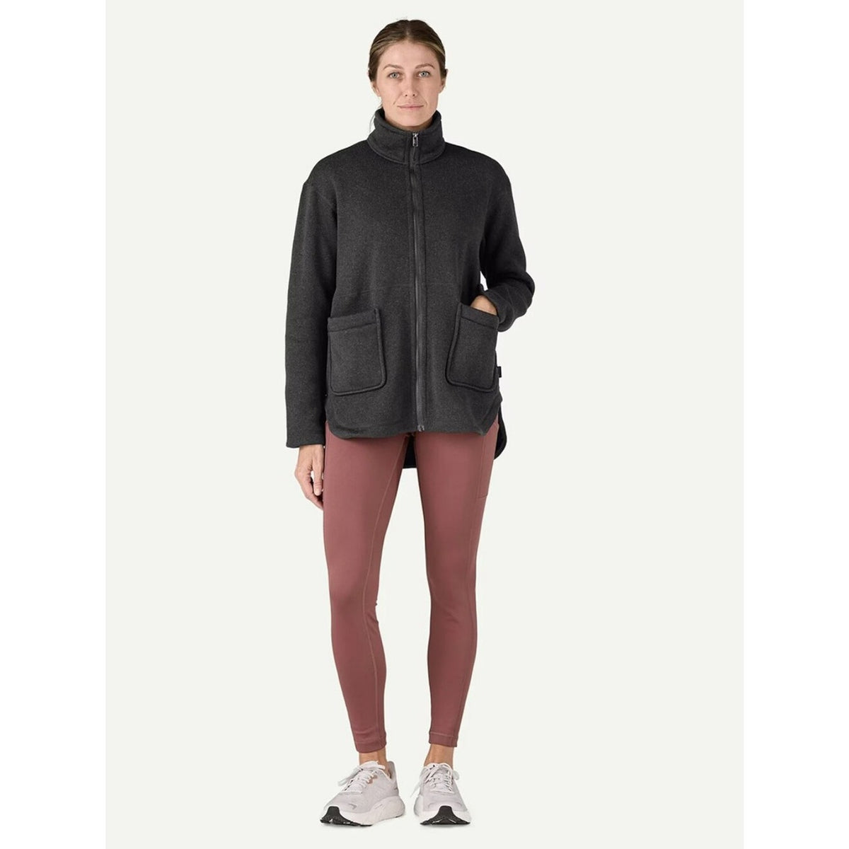 Patagonia Women's Better Sweater Oversized Fleece Coat - Black