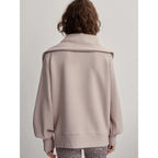 Vine Half-Zip Pullover Sweatshirt - Mushroom