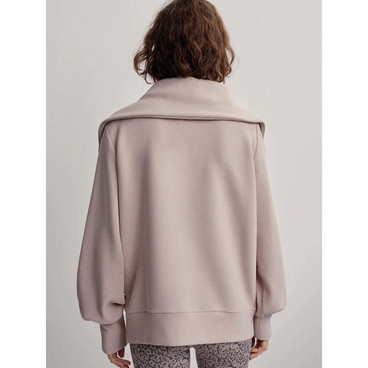 Vine Half-Zip Pullover Sweatshirt - Mushroom