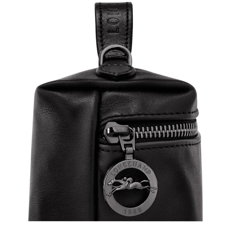 Le Pliage Xtra XS Vanity Crossbody in Black Leather