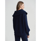 Vine Half-Zip Pullover Sweatshirt - Dark Sapphire