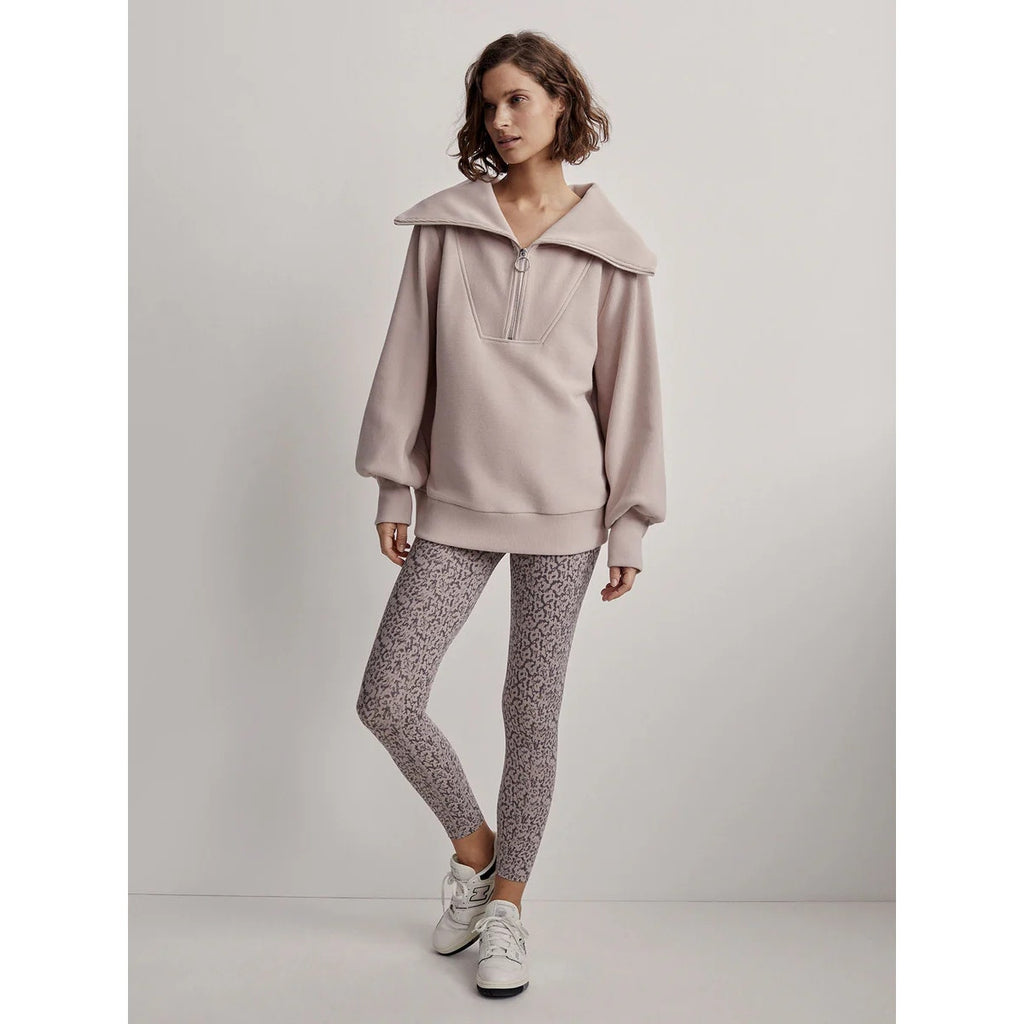 Vine Half-Zip Pullover Sweatshirt - Mushroom