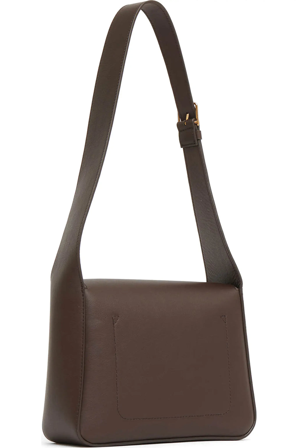 Box Shoulder Bag - Chocolate