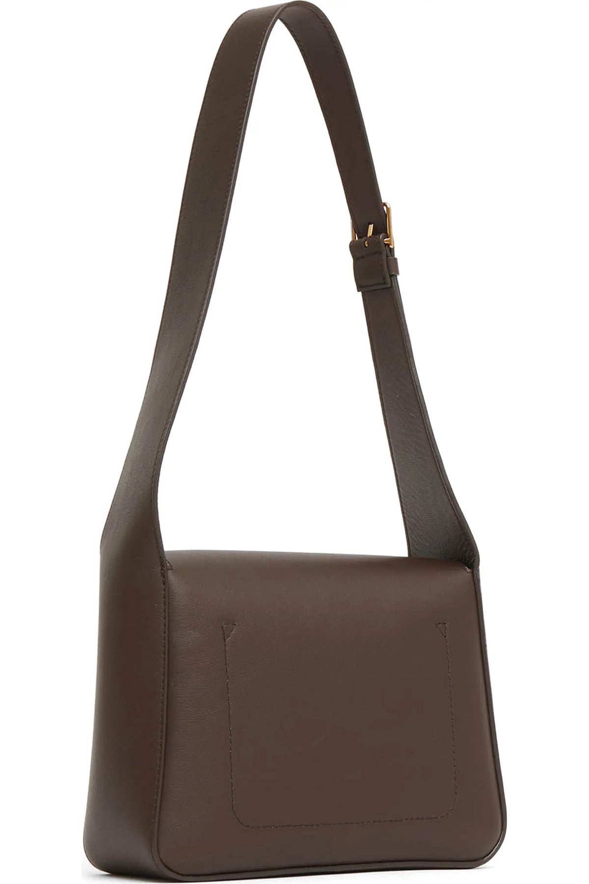 Box Shoulder Bag - Chocolate