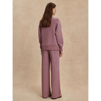 The Wide Leg Pant 28" - Wistful Mauve