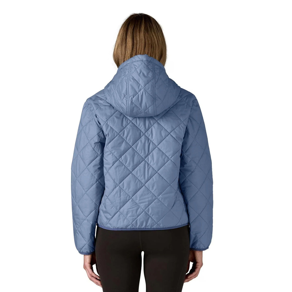 Diamond Quilted Bomber Hoody - Barnacle Blue