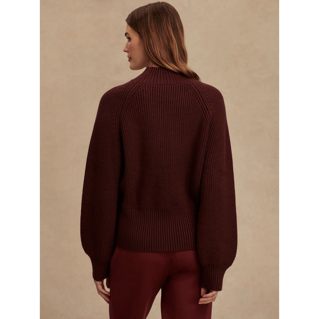 Martina High-Neck Rib Knit