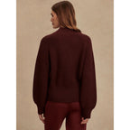 Martina High-Neck Rib Knit