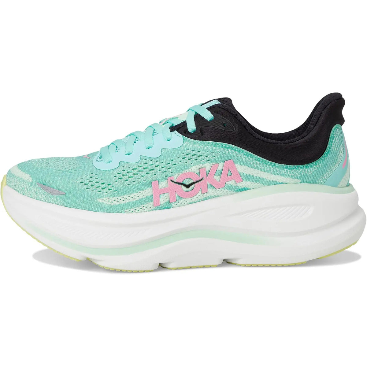 Bondi 9 Running Shoes in Blue Spark/Mint Fluorite