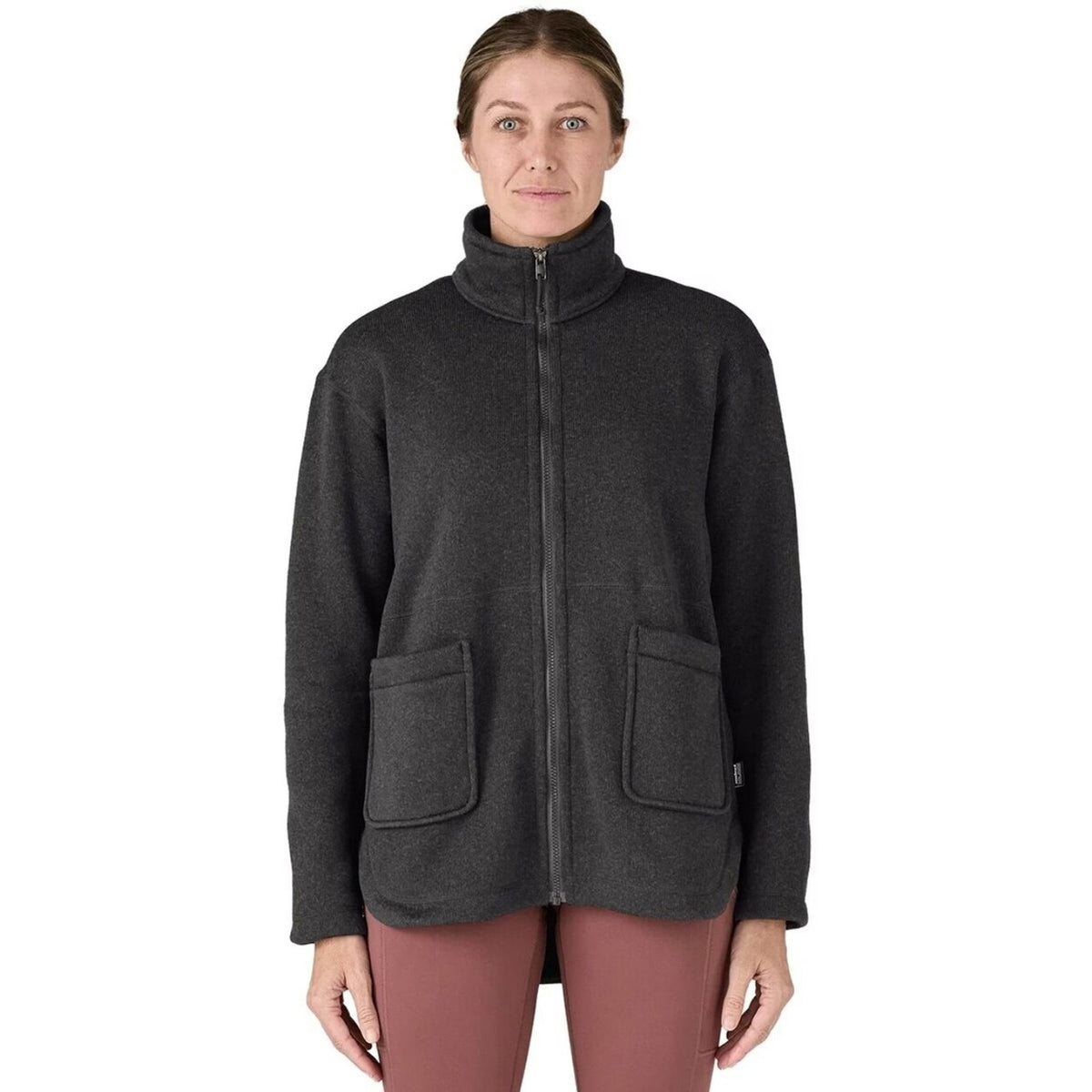 Patagonia Women's Better Sweater Oversized Fleece Coat - Black