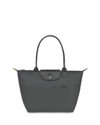 Le Pliage Green Medium Tote - Graphite