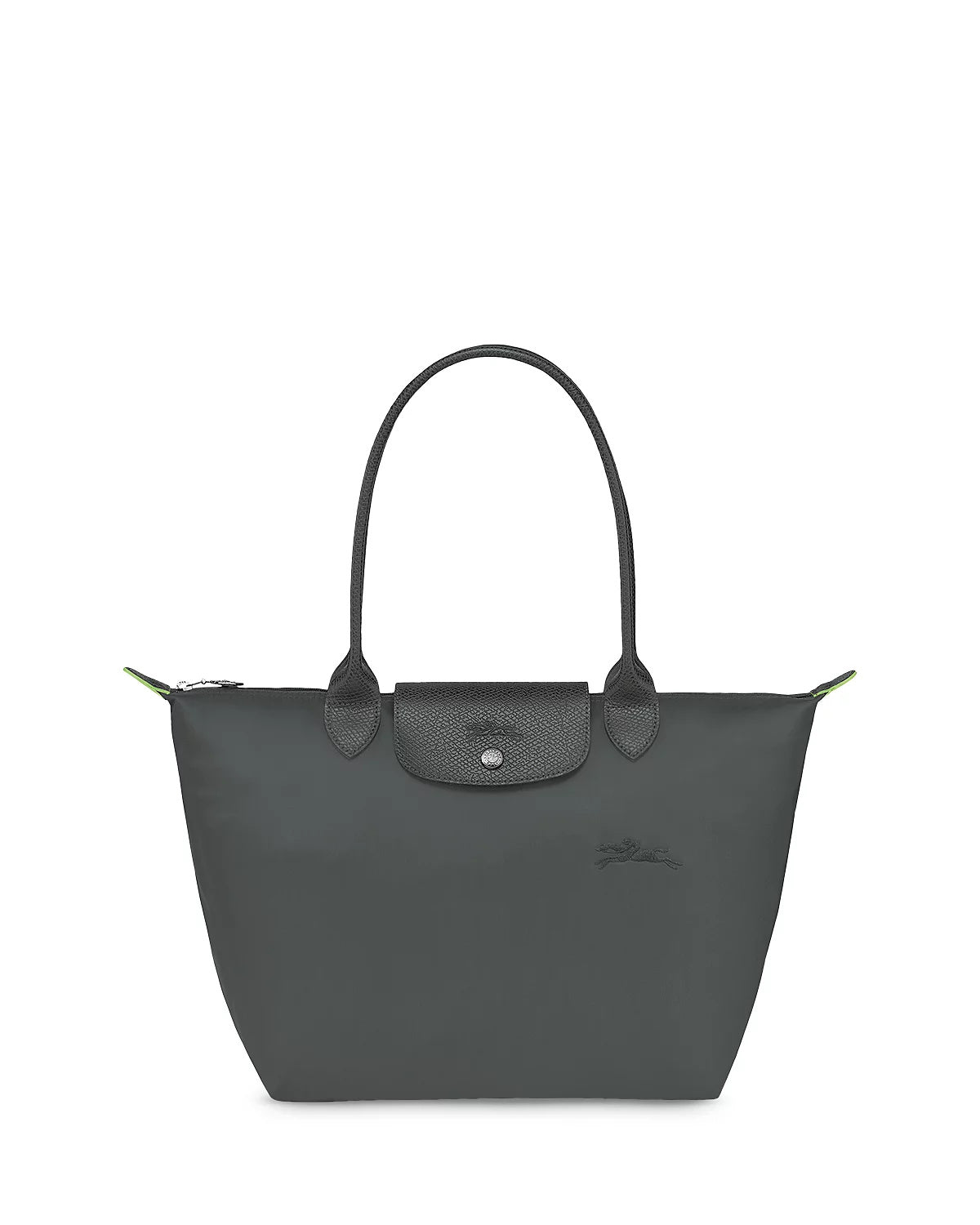 Le Pliage Green Medium Tote - Graphite
