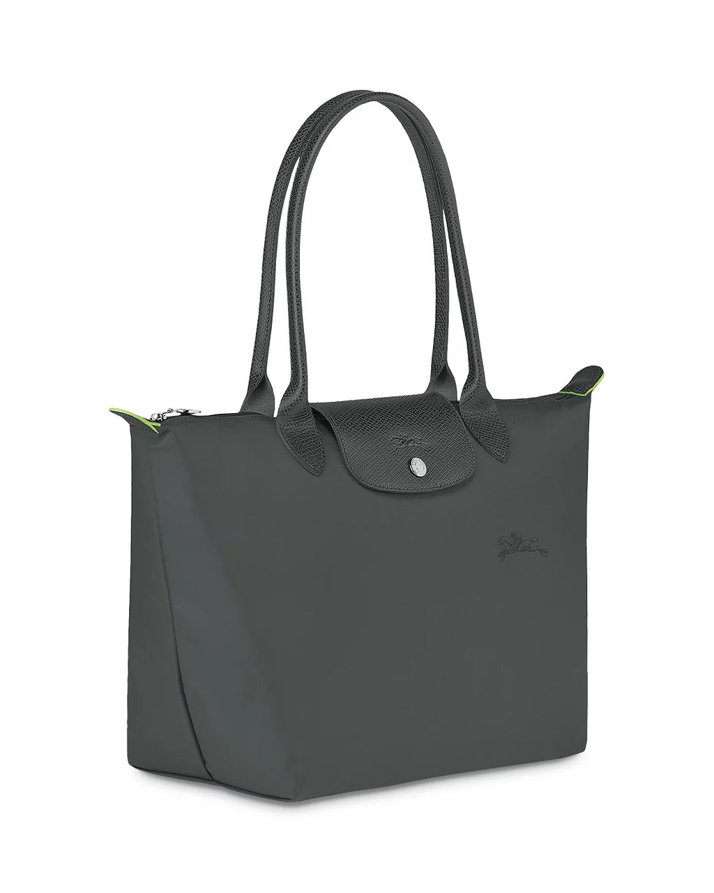 Le Pliage Green Medium Tote - Graphite
