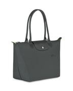 Le Pliage Green Medium Tote - Graphite