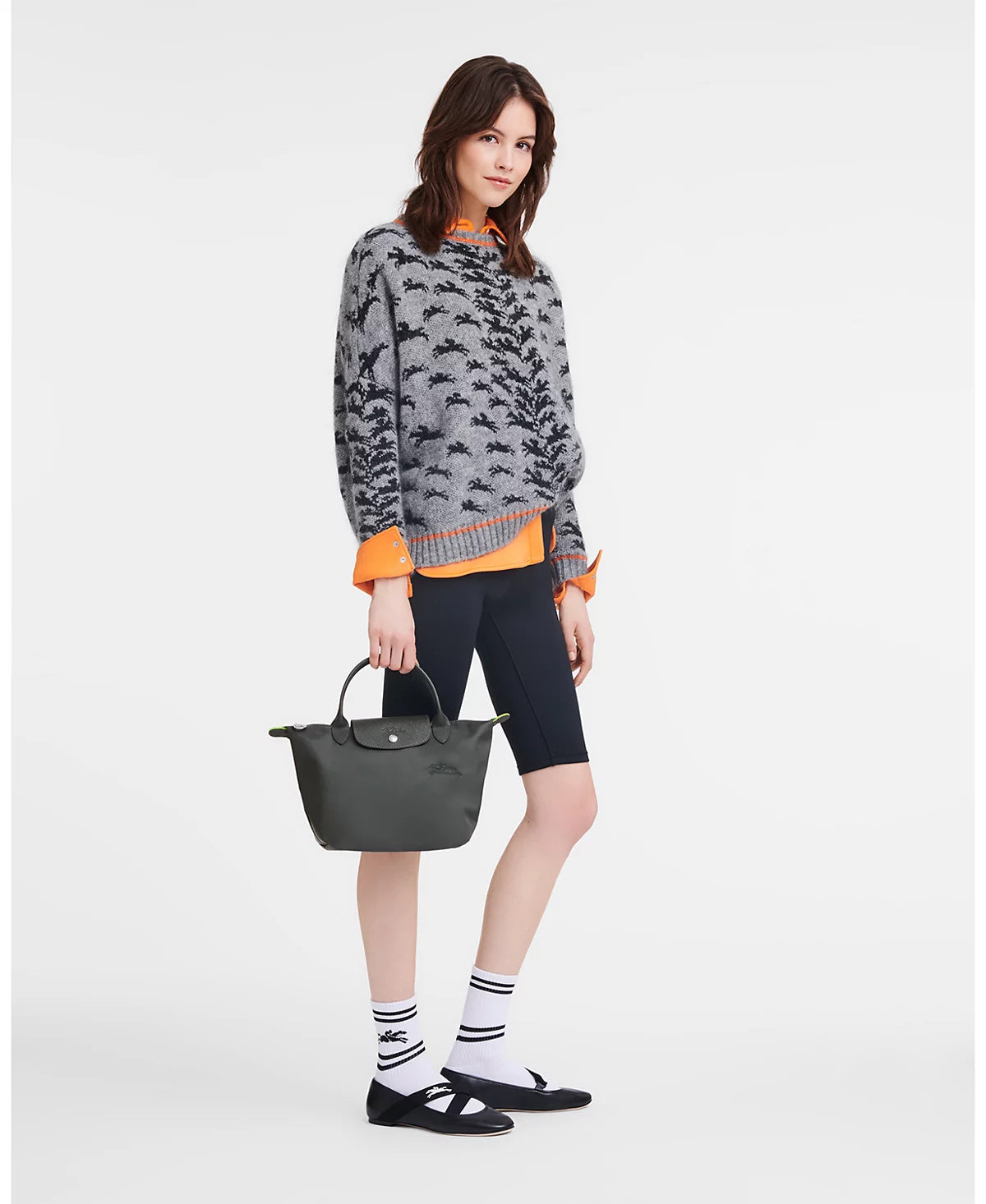 Le Pliage Green Small Tote - Graphite
