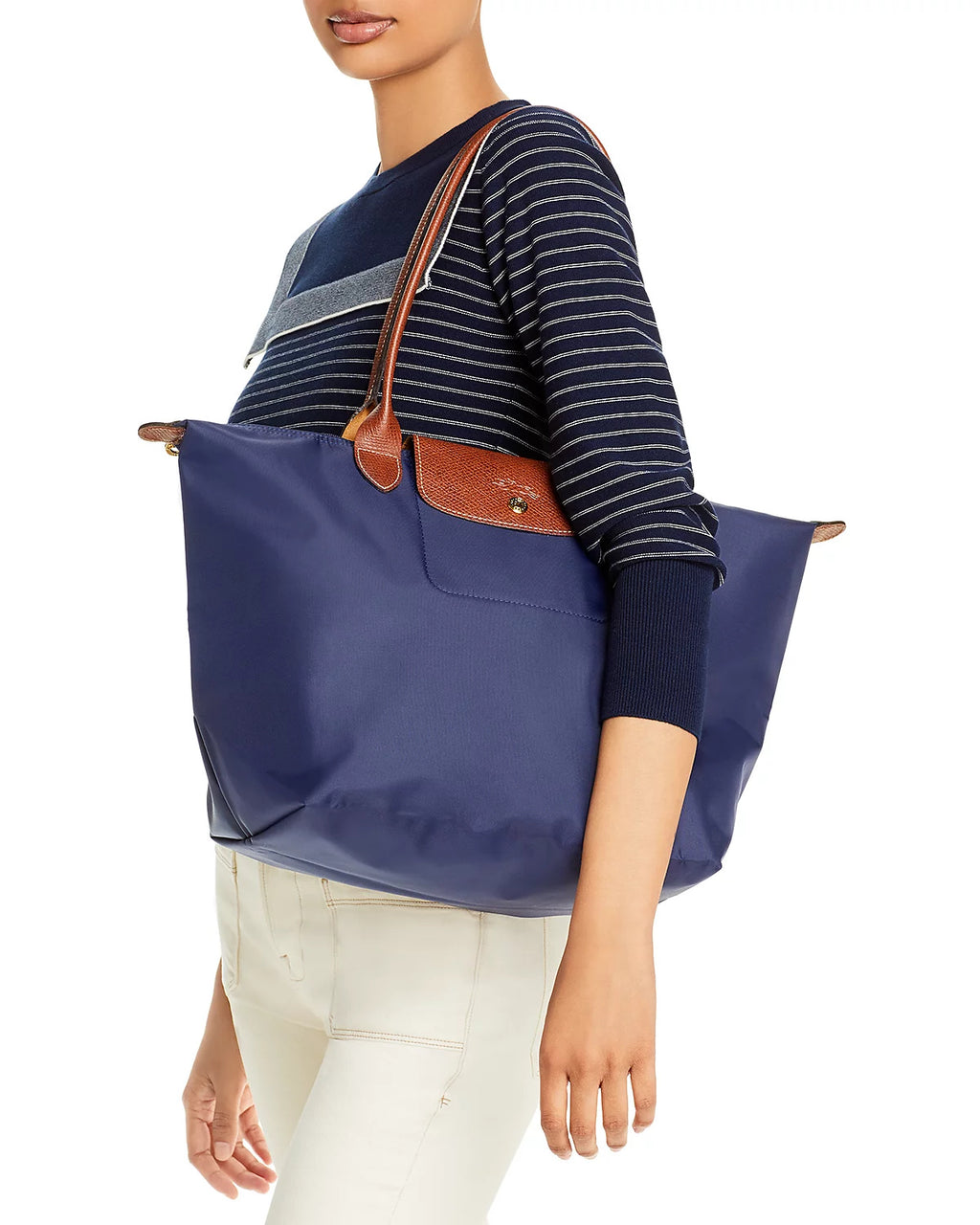 Le Pliage Original Large Tote Bag - Navy