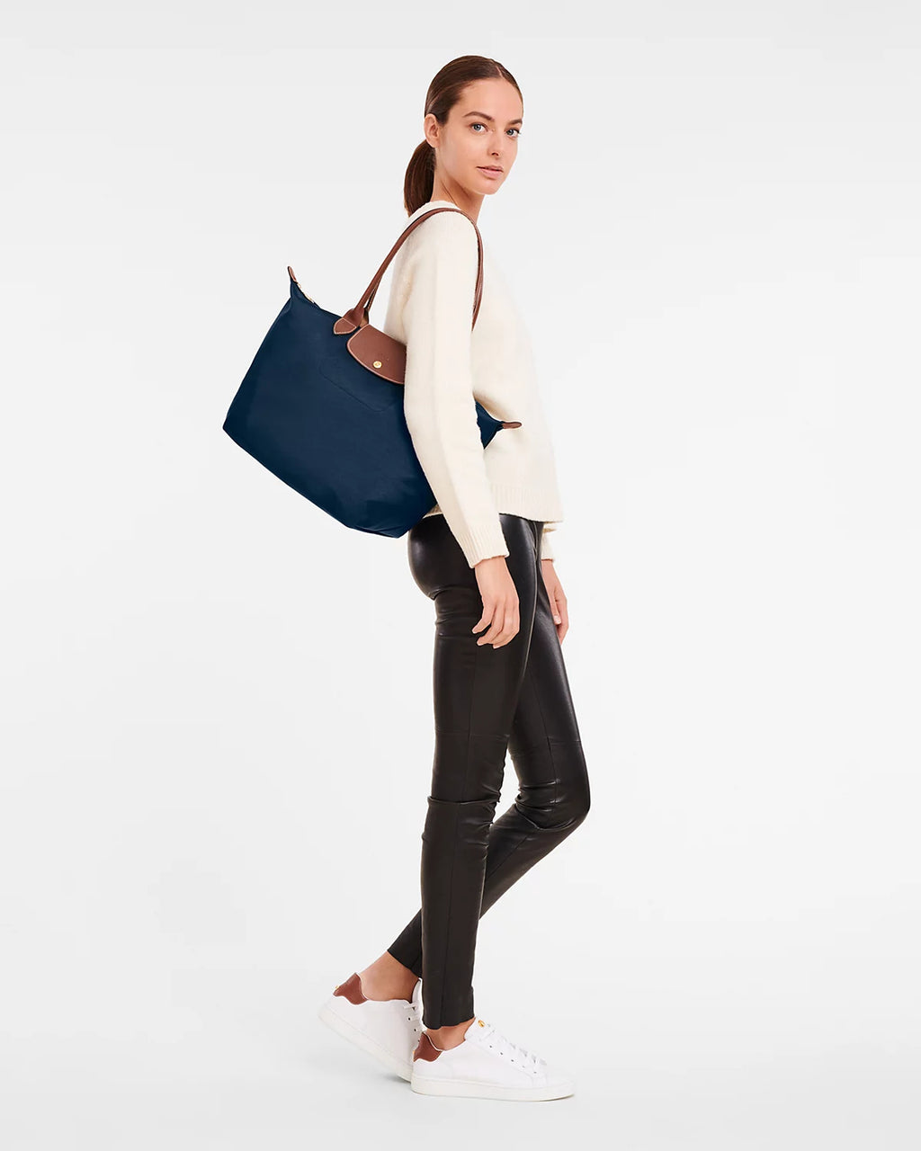 Le Pliage Original Large Tote Bag - Navy