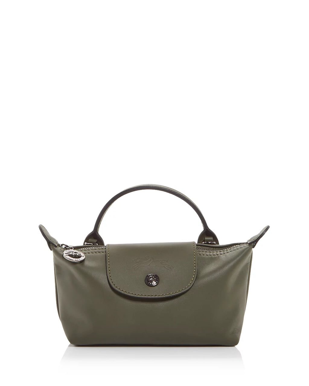 Le Pliage Xtra XS Leather Mini Crossbody Pouch - Fir