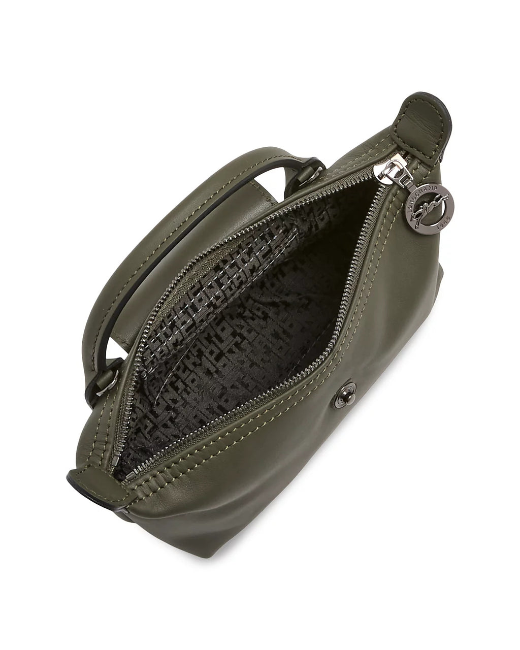 Le Pliage Xtra XS Leather Mini Crossbody Pouch - Fir