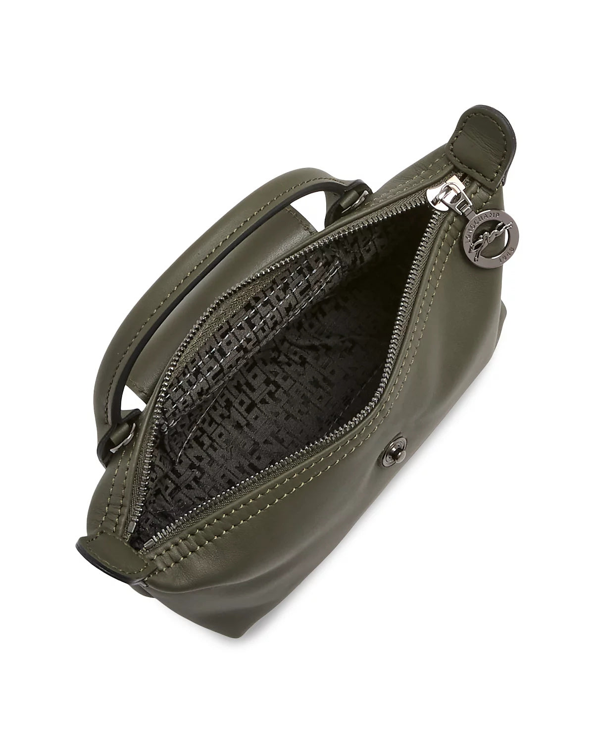 Le Pliage Xtra XS Leather Mini Crossbody Pouch - Fir